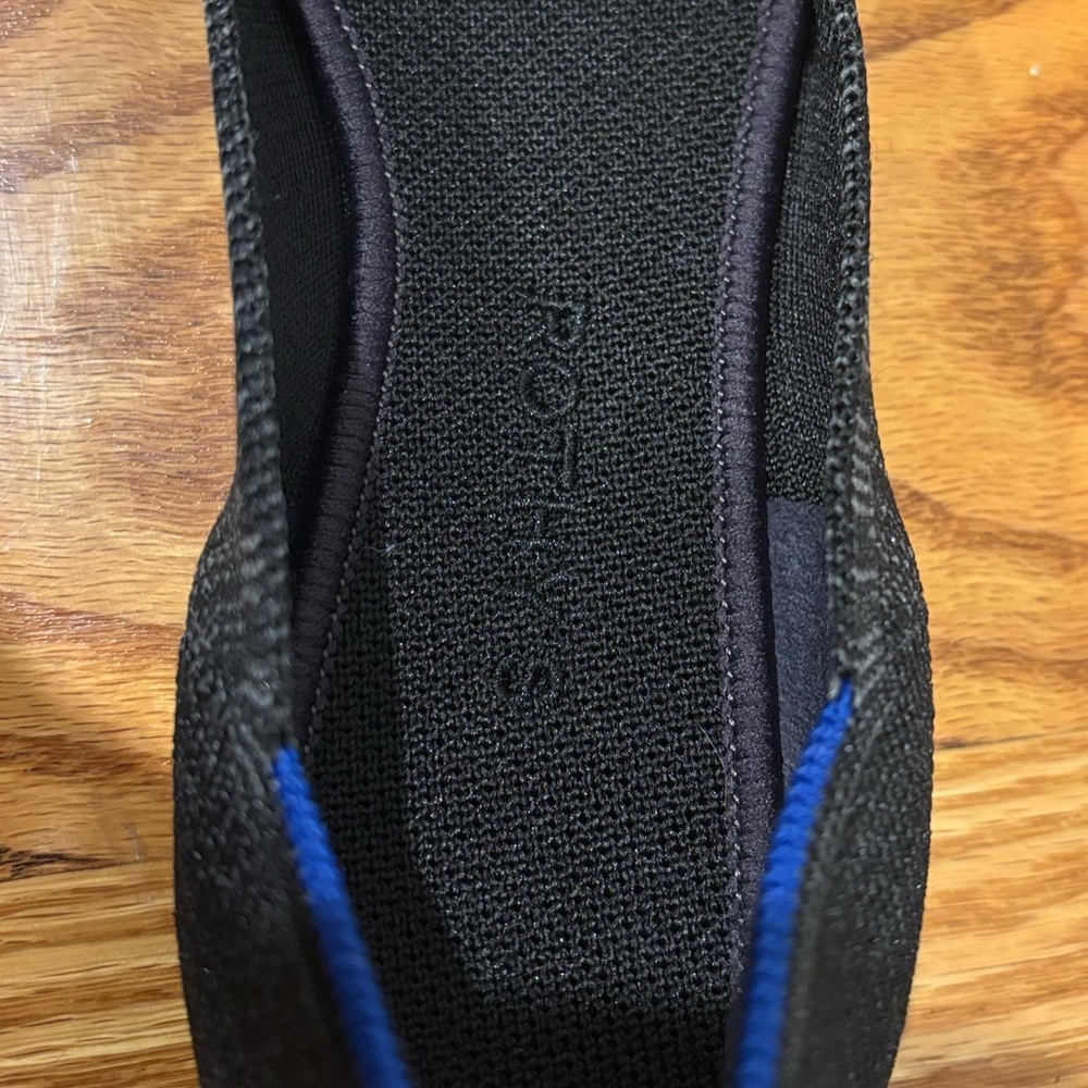 Rothy's The Point Black Gray Pointy Toe Ballet Flats Women's Shoes Size 9.5 - Picture 10 of 11